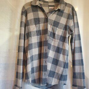 Faherty Legend Flannel Plaid, women's Small (fits like Medium) - FLAW